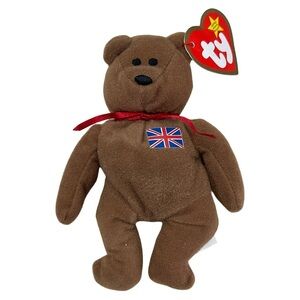 Ty Teenie Beanie Babies Named Britanna the Bear RARE